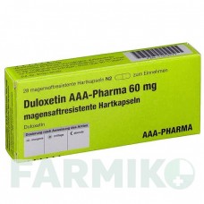 ДУЛОКСЕТИН (DULOXETIN) 60 мг капсулы 28 шт - Дулоксетин AAA - PHARMA