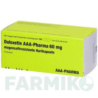 ДУЛОКСЕТИН (DULOXETIN) 60 мг капсули 98 шт - Дулоксетин AAA - PHARMA