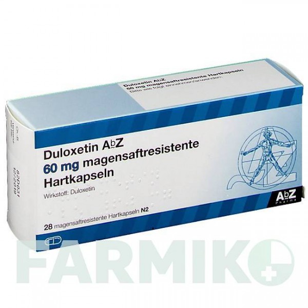 ДУЛОКСЕТИН (DULOXETIN) 60 мг капсулы 28 шт - Дулоксетин ABZ PHARMA