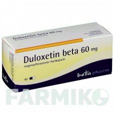 ДУЛОКСЕТИН (DULOXETIN) 60 мг капсулы 42 шт - Дулоксетин BETAPHARM