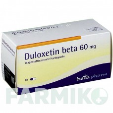 ДУЛОКСЕТИН (DULOXETIN) 60 мг капсулы 84 шт - Дулоксетин BETAPHARM