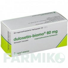 ДУЛОКСЕТИН (DULOXETIN) 60 мг капсулы 98 шт - Дулоксетин BIOMO PHARMA