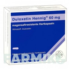ДУЛОКСЕТИН (DULOXETIN) 60 мг капсулы 28 шт - Дулоксетин HENNIG