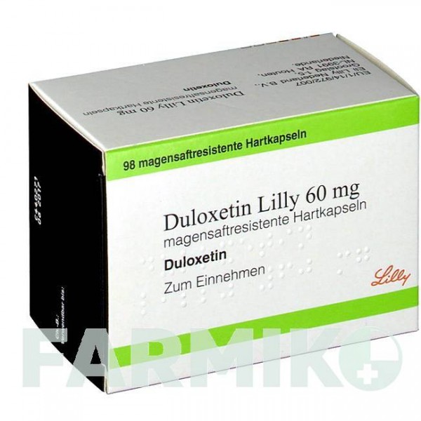 ДУЛОКСЕТИН (DULOXETIN) 60 мг капсулы 98 шт - Дулоксетин LILLY