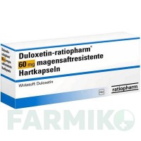 ДУЛОКСЕТИН (DULOXETIN) 60 мг капсули 56 шт - Дулоксетин RATIOPHARM