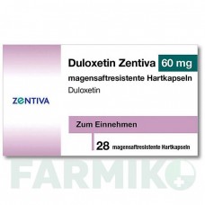 ДУЛОКСЕТИН (DULOXETIN) 60 мг капсулы 28 шт - Дулоксетин ZENTIVA