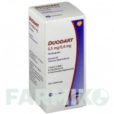 ДУОДАРТ (DUODART) 0,5 мг/0,4 мг капсулы 30 шт - Тамсулозин, Дутастерид GLAXOSMITHKLINE