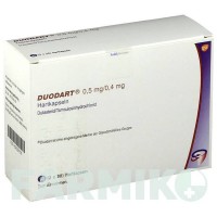 ДУОДАРТ (DUODART) 0,5 мг/0,4 мг капсули 90 шт - Тамсулозин, Дутастерид KOHLPHARMA