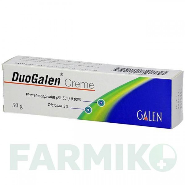 ДУОГАЛЕН (DUOGALEN) крем 50 г - Флуметазон, Антисептик GALENPHARMA
