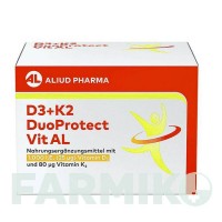 ДУОПРОТЕКТ (DUOPROTECT) 1000 МО/80 мкг капсули 90 шт - Активні речовини ALIUD PHARMA