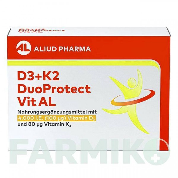 ДУОПРОТЕКТ (DUOPROTECT) 4000 МЕ/80 мкг капсулы 30 шт - Активные вещества ALIUD PHARMA