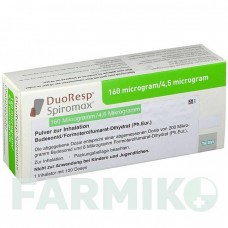 ДУОРЕСП (DUORESP) 160 мкг/4,5 мкг 1 х 120 доз порошок 1 шт - Формотерол, Будесонид DOCPHARM