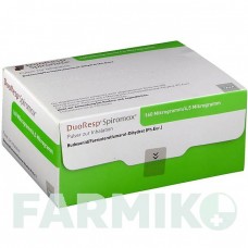 ДУОРЕСП (DUORESP) 160 мкг/4,5 мкг/доза 1 х 120 доз порошок 3 шт - Формотерол, Будесонид BB FARMA