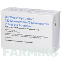 ДУОРЕСП (DUORESP) 320 мкг/9 мкг/доза 1 х 60 доз порошок 1 шт - Формотерол, Будесонід 2CARE4