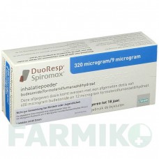 ДУОРЕСП (DUORESP) 320 мкг/9 мкг/доза 1 х 60 доз порошок 1 шт - Формотерол, Будесонид FD PHARMA