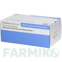 ДУОРЕСП (DUORESP) 320 мкг/9 мкг/доза 1 х 60 доз порошок 1 шт - Формотерол, Будесонід PHARMA GERKE