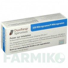 ДУОРЕСП (DUORESP) 320 мкг/9 мкг/доза 1 х 60 доз порошок 1 шт - Формотерол, Будесонід TEVA
