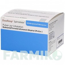 ДУОРЕСП (DUORESP) 320 мкг/9 мкг/доза 3 х 60 доз порошок 3 шт - Формотерол, Будесонід DOCPHARM