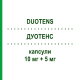 ДУОТЕНС (DUOTENS) 10 мг + 5 мг капсулы 30 шт - Рамиприл, Амлодипин SPA (SOC.PRO.ANTIBIOTICI)