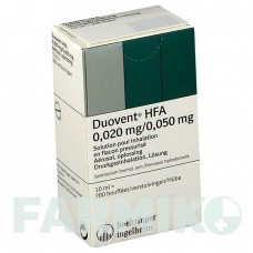 ДУОВЕНТ (DUOVENT) аэрозоль 10 мл - Фенотерол, Ипратропия бромид AXICORP PHARMA