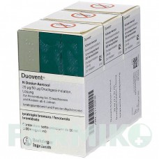 ДУОВЕНТ (DUOVENT) аэрозоль 10 мл - Фенотерол, Ипратропия бромид KOHLPHARMA