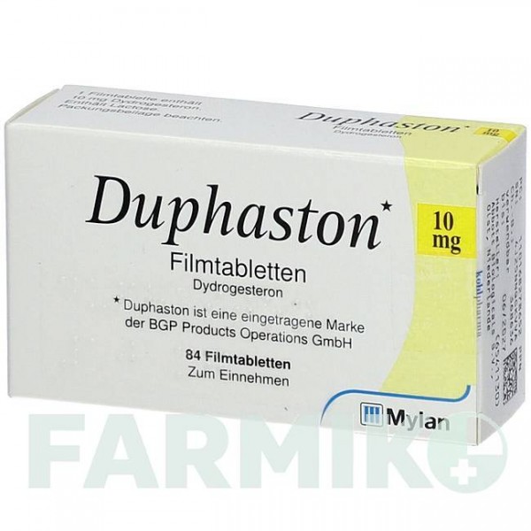 ДУФАСТОН (DUPHASTON) 10 мг таблетки 84 шт - Дидрогестерон KOHLPHARMA