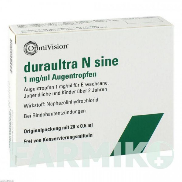 ДУРАУЛЬТРА (DURAULTRA) капли 20x0,6 мл - Нафазолин OMNIVISION