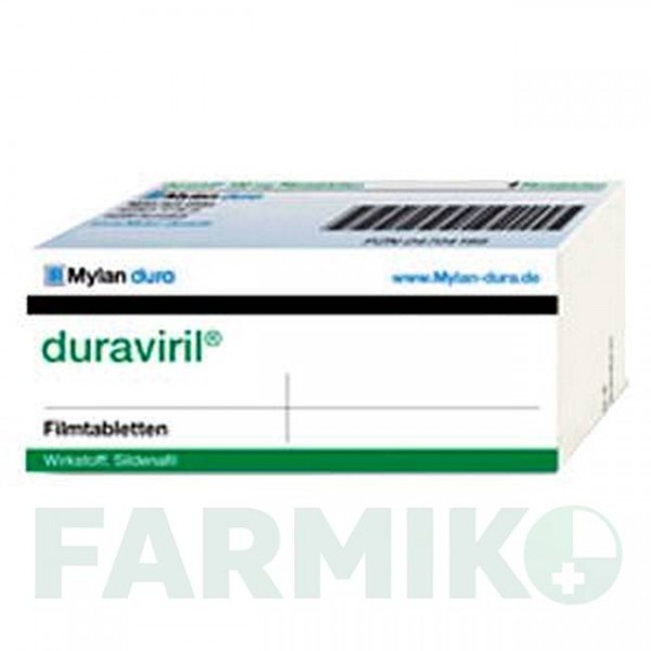 ДУРАВИРИЛ (DURAVIRIL) 50 мг таблетки 12 шт - Силденафил VIATRIS