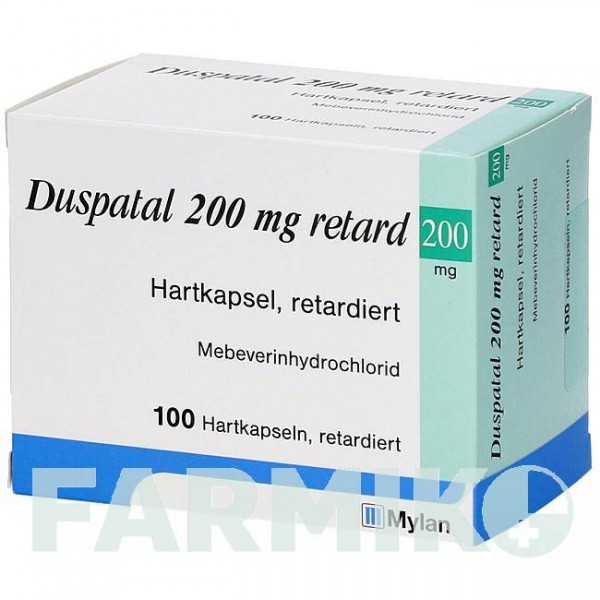 ДУСПАТАЛ (DUSPATAL) 200 мг капсули 90 шт - Мебеверин ALLOMEDIC