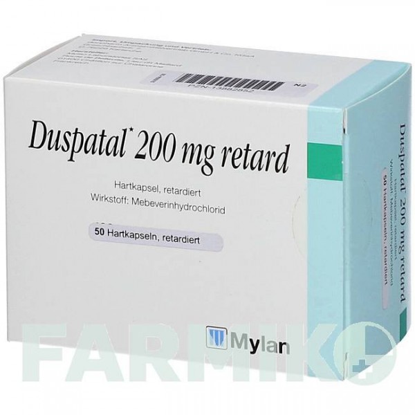 ДУСПАТАЛ (DUSPATAL) 200 мг капсулы 50 шт - Мебеверин DOCPHARM