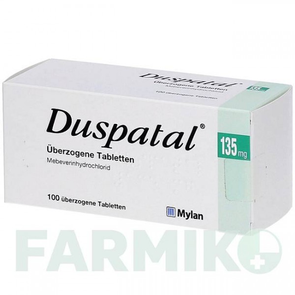 ДУСПАТАЛ (DUSPATAL) таблетки 100 шт - Мебеверин ORIFARM