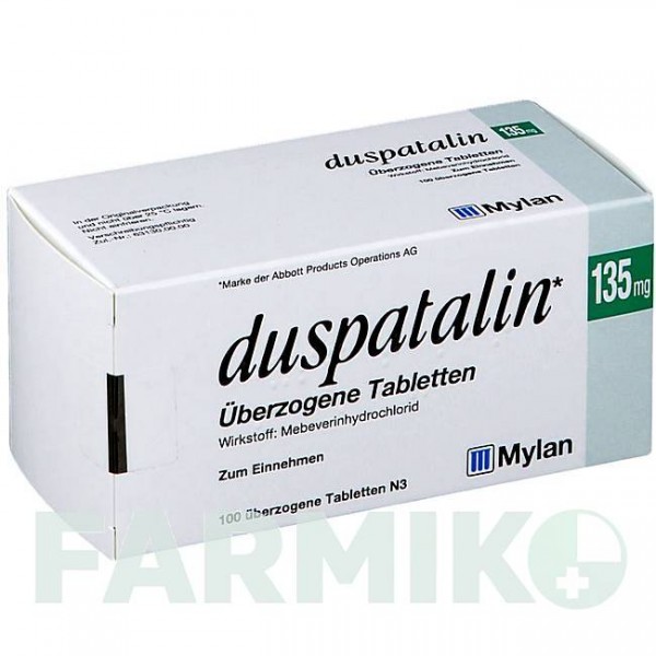 ДУСПАТАЛІН (DUSPATALIN) 135 мг таблетки 100 шт - Мебеверин EMRA-MED