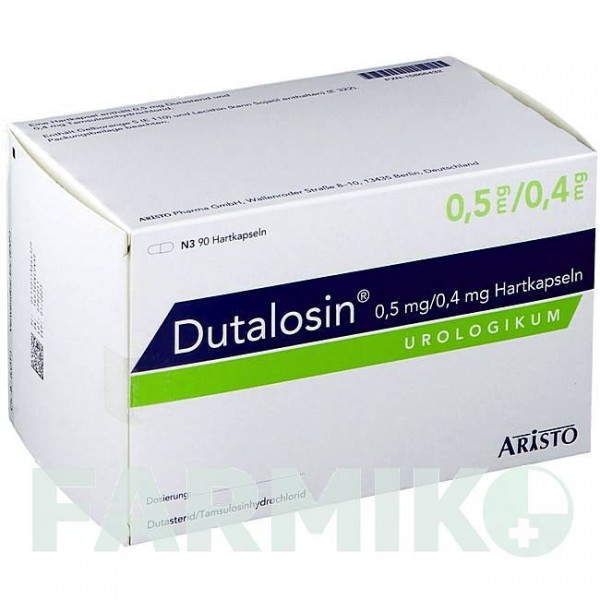 ДУТАЛОСИН (DUTALOSIN) 0,5 мг/0,4 мг капсулы 90 шт - Тамсулозин, Дутастерид ARISTO PHARMA