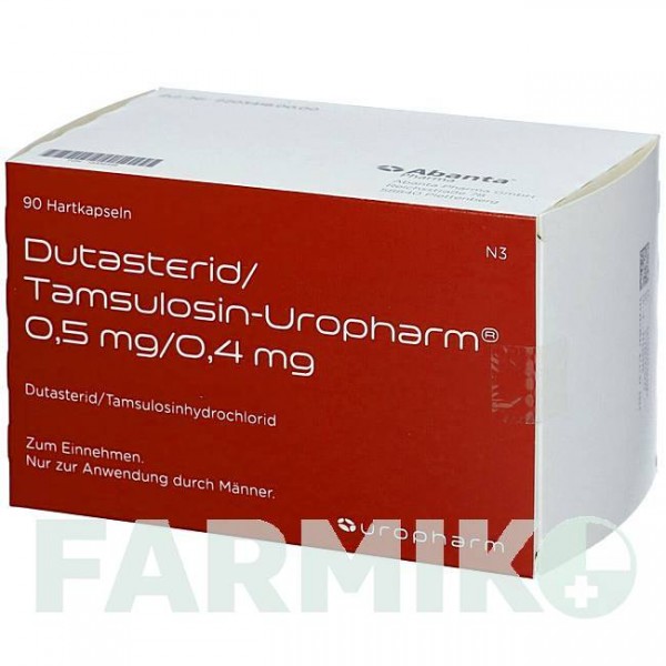 ДУТАСТЕРИД (DUTASTERID) 0,5 мг/0,4 мг капсулы 30 шт - Тамсулозин, Дутастерид ABANTA PHARMA