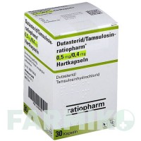 ДУТАСТЕРИД (DUTASTERID) 0,5 мг/0,4 мг капсулы 30 шт - Тамсулозин, Дутастерид RATIOPHARM