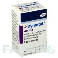 ДИНАСТАТ (DYNASTAT) 40 мг порошок 1 шт - Парекоксиб PFIZER