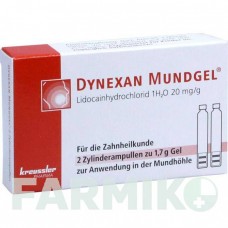 ДІНЕКСАН (DYNEXAN) гель 2x1,7 г - Лідокаїн CHEMISCHE FABRIK KREUSSLER