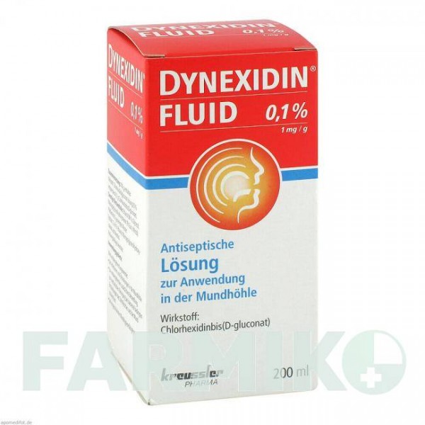 ДІНЕКСИДИН (DYNEXIDIN) 0,1% розчин 200 мл - Хлоргексидин CHEMISCHE FABRIK KREUSSLER