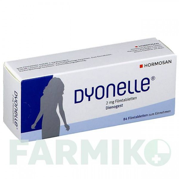 ДІОНЕЛЛЬ (DYONELLE) 2 мг таблетки 84 шт - Дієногест HORMOSAN PHARMA