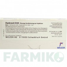 ДИСКРАЗИТ (DYSKRASIT) D 20 ампули 8x1 мл - Гомеопатія WELEDA