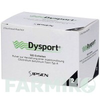 ДИСПОРТ (DYSPORT) 500 порошок 2 шт - Ботулінічний токсин типу A 1 0 1 CAREFARM