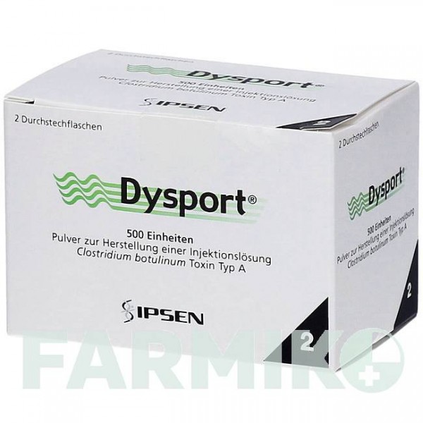 ДИСПОРТ (DYSPORT) 500 порошок 2 шт - Ботулинический токсин типа A 1 0 1 CAREFARM