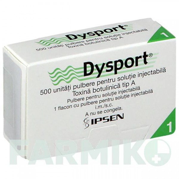 ДИСПОРТ (DYSPORT) 500 порошок 1 шт - Ботулинический токсин типа A ACA MULLER-ADAG PHARMA