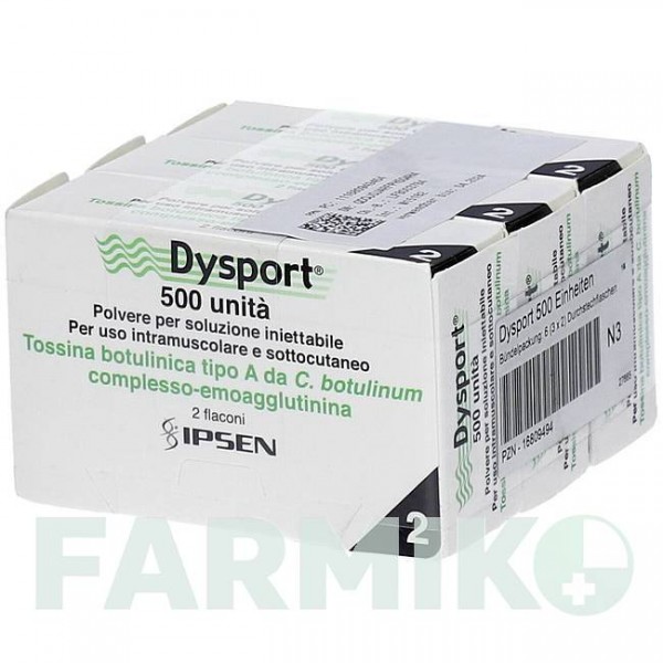 ДИСПОРТ (DYSPORT) 500 порошок 2 шт - Ботулинический токсин типа A DOCPHARM