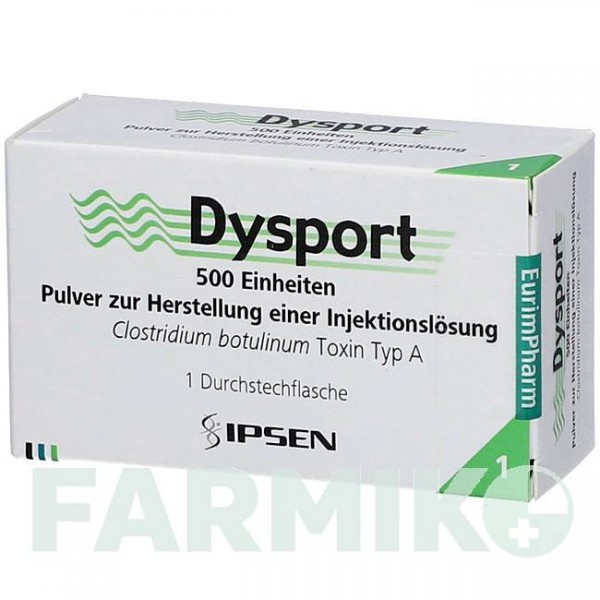 ДИСПОРТ (DYSPORT) 500 порошок 2 шт - Ботулінічний токсин типу A EURIMPHARM