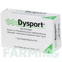 ДИСПОРТ (DYSPORT) 500 порошок 1 шт - Ботулинический токсин типа A IPSEN