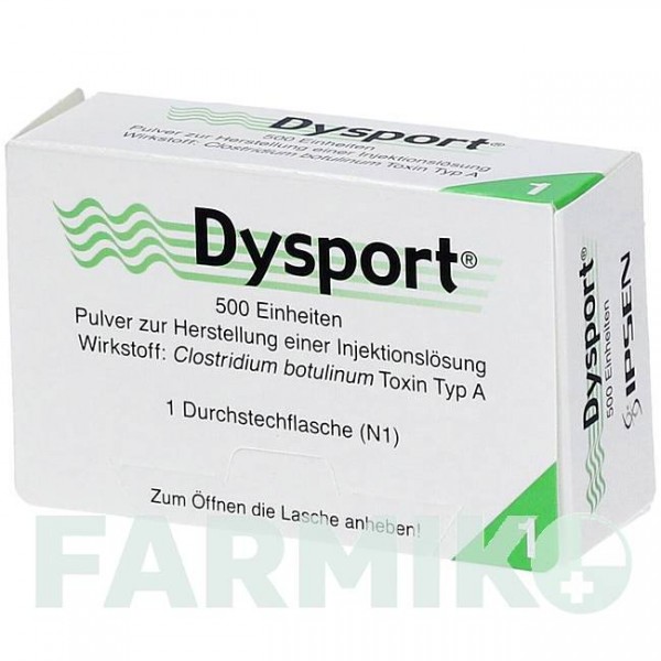 ДИСПОРТ (DYSPORT) 500 порошок 1 шт - Ботулінічний токсин типу A IPSEN