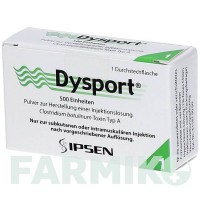 ДИСПОРТ (DYSPORT) 500 порошок 1 шт - Ботулинический токсин типа A ORIFARM