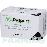 ДИСПОРТ (DYSPORT) 500 порошок 2 шт - Ботулинический токсин типа A ORIFARM