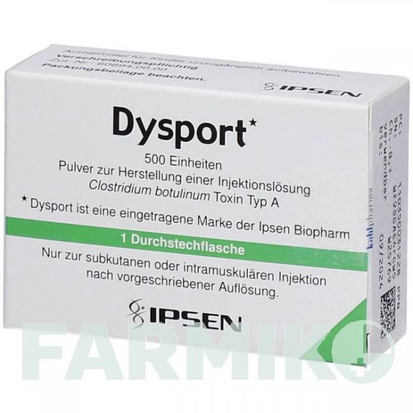 ДИСПОРТ (DYSPORT) порошок 2 шт - Ботулинический токсин типа A KOHLPHARMA